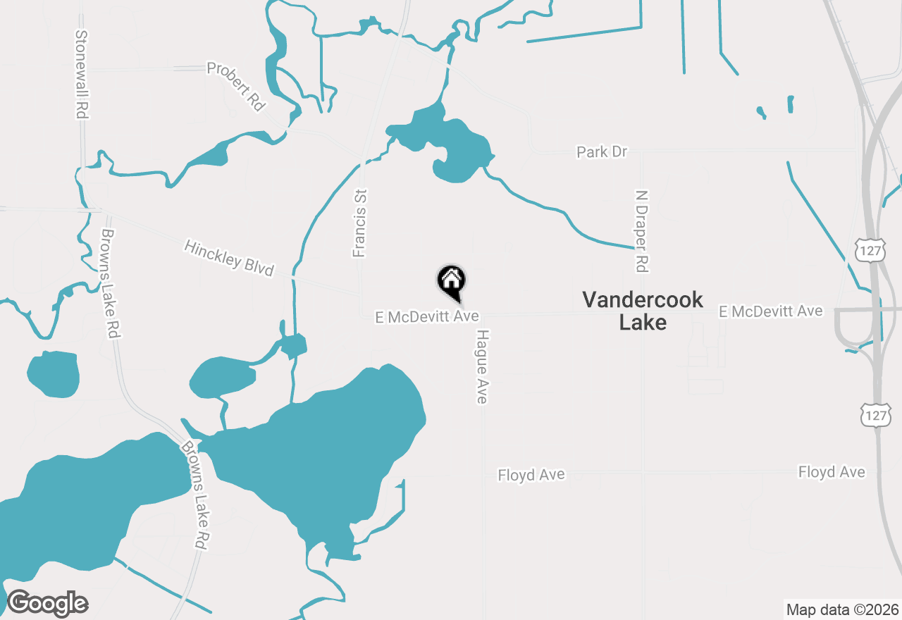 Map of 524 E Mcdevitt, Jackson, MI 49203