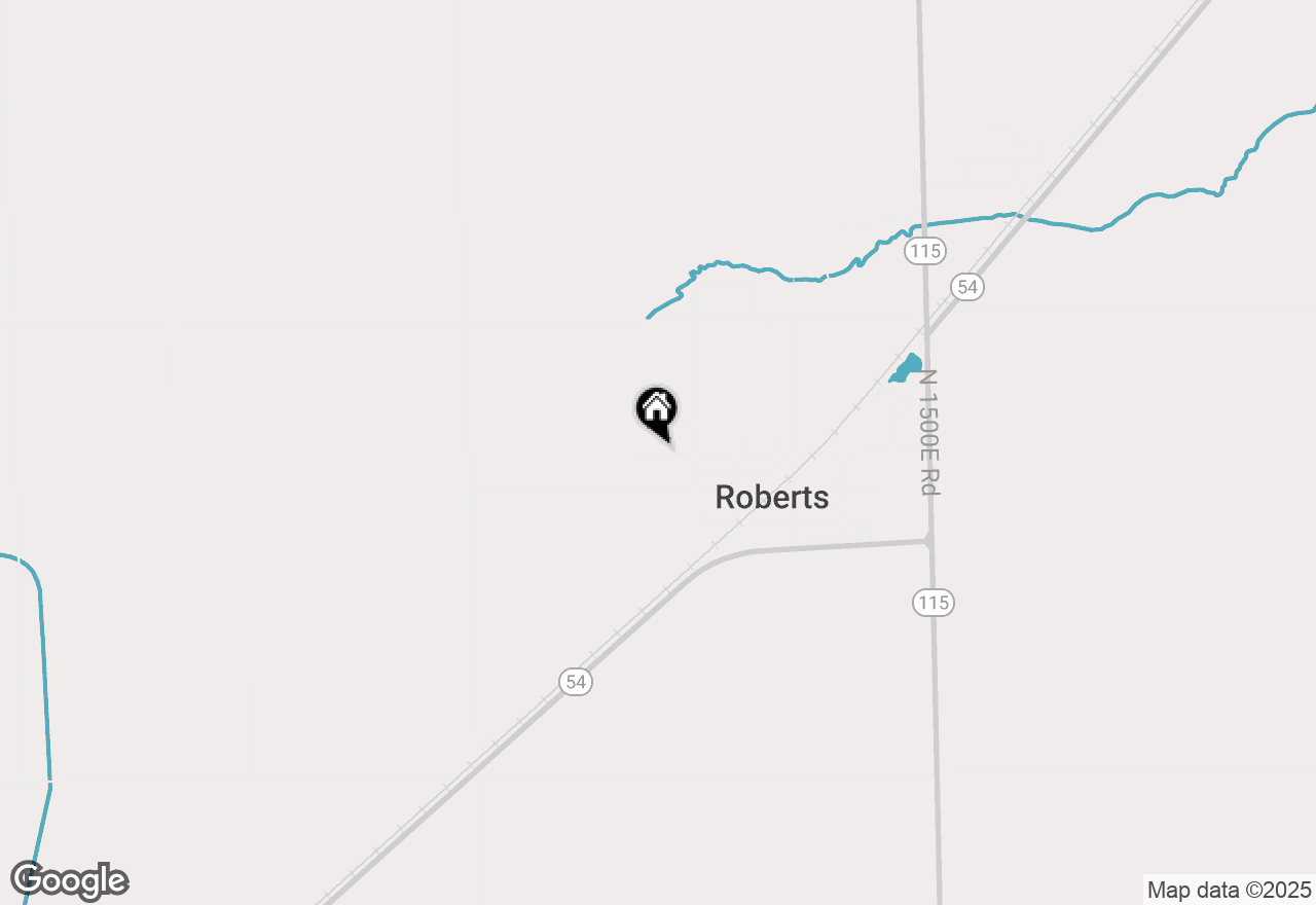 Map of 314 W Weldon Street, Roberts, IL 60962