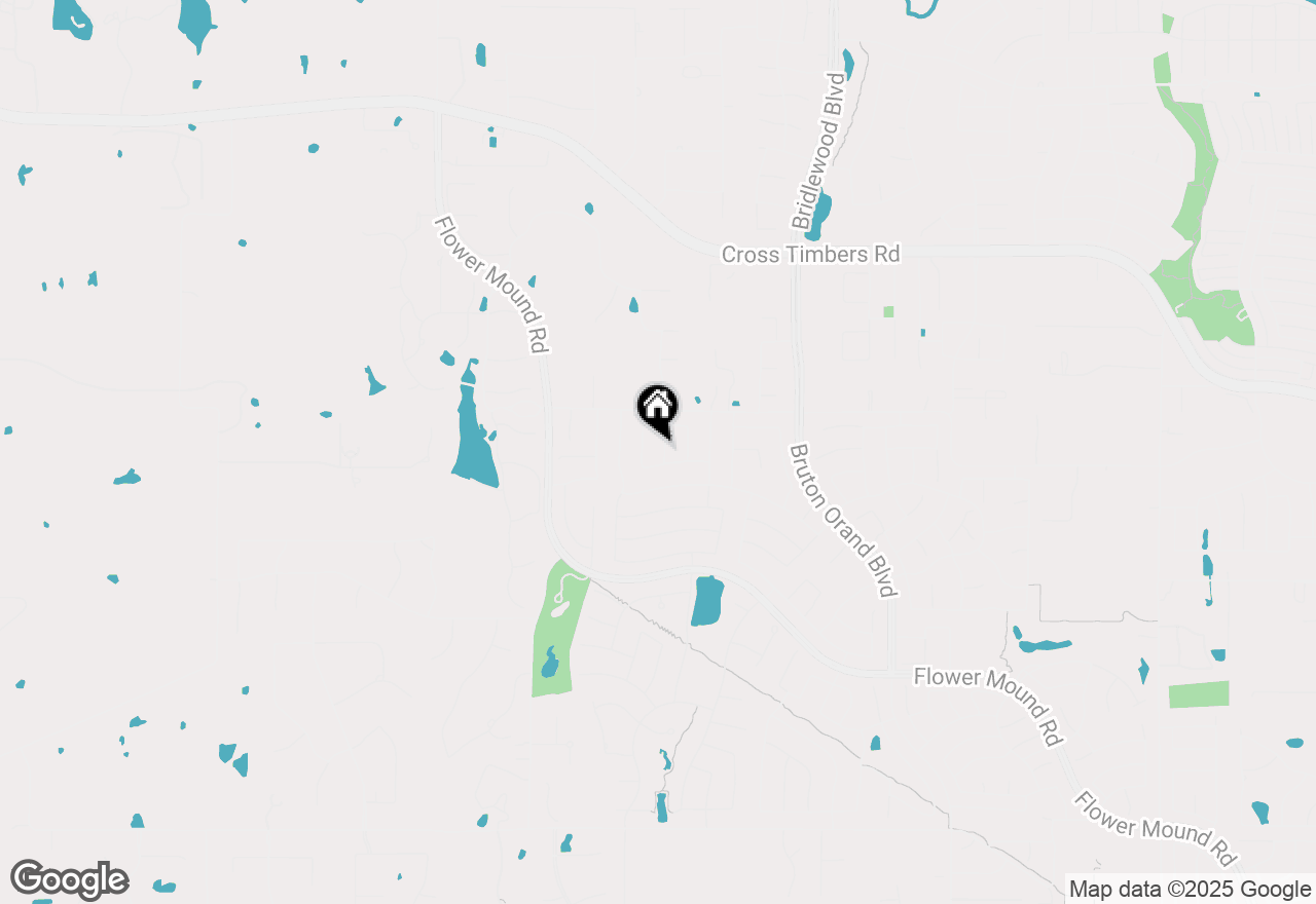 Map of 3609 Andrea Drive, Flower Mound, TX 75022