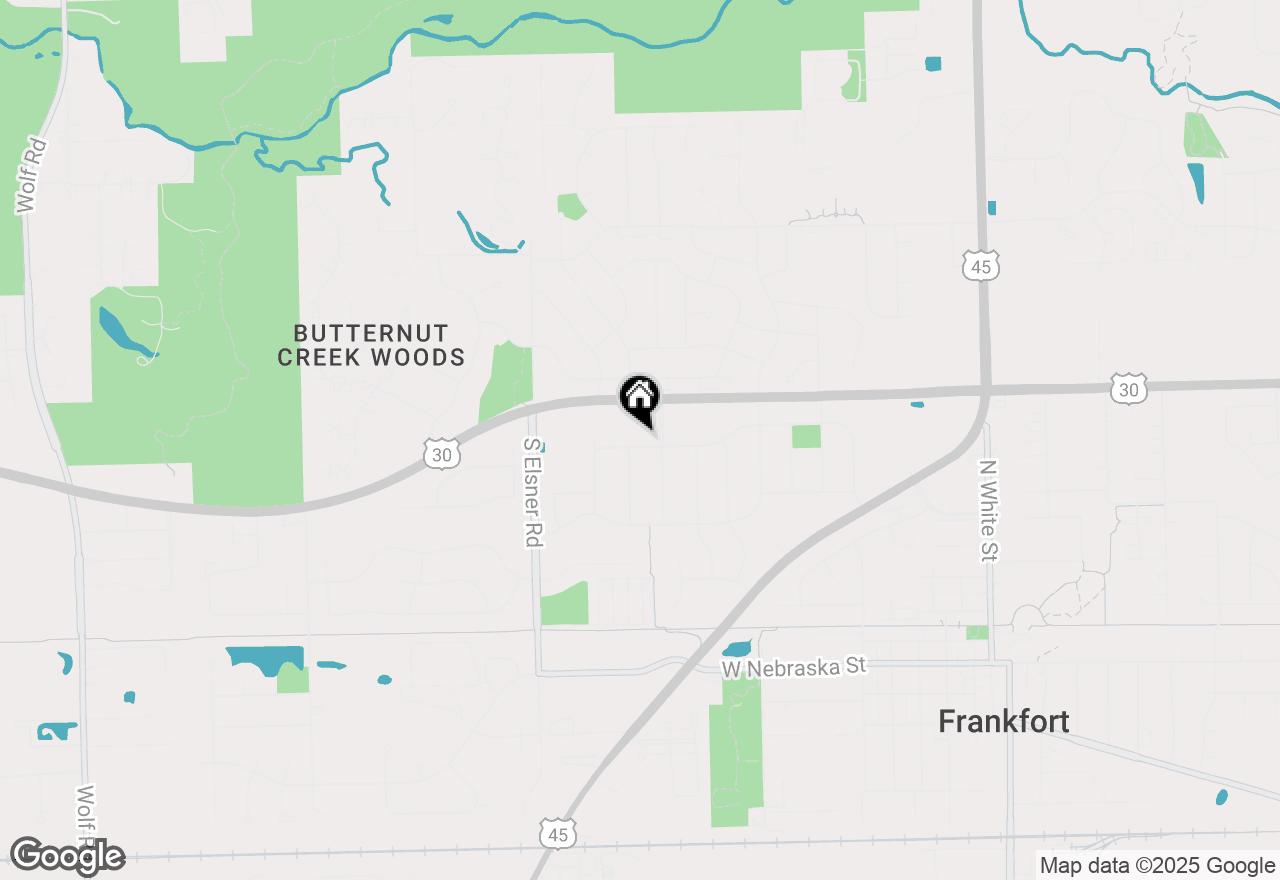 Map of 613 Johnson Avenue, Frankfort, IL 60423