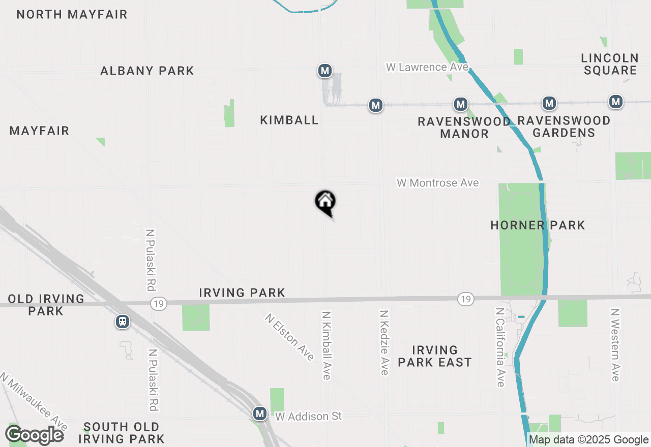 Map of 4241 N Kimball Avenue #2, Chicago, IL 60618