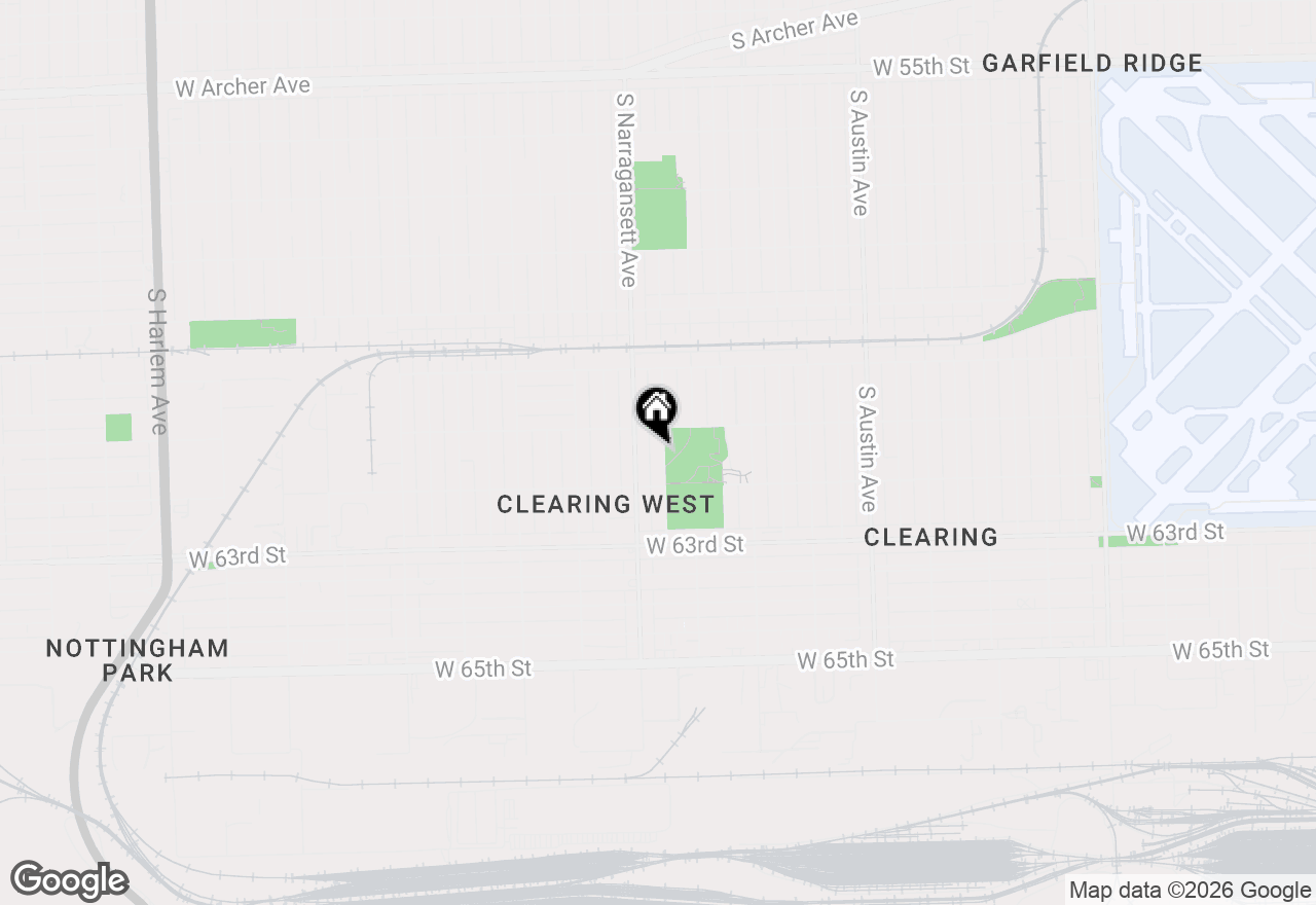 Map of 6124 S Mulligan Avenue, Chicago, IL 60638