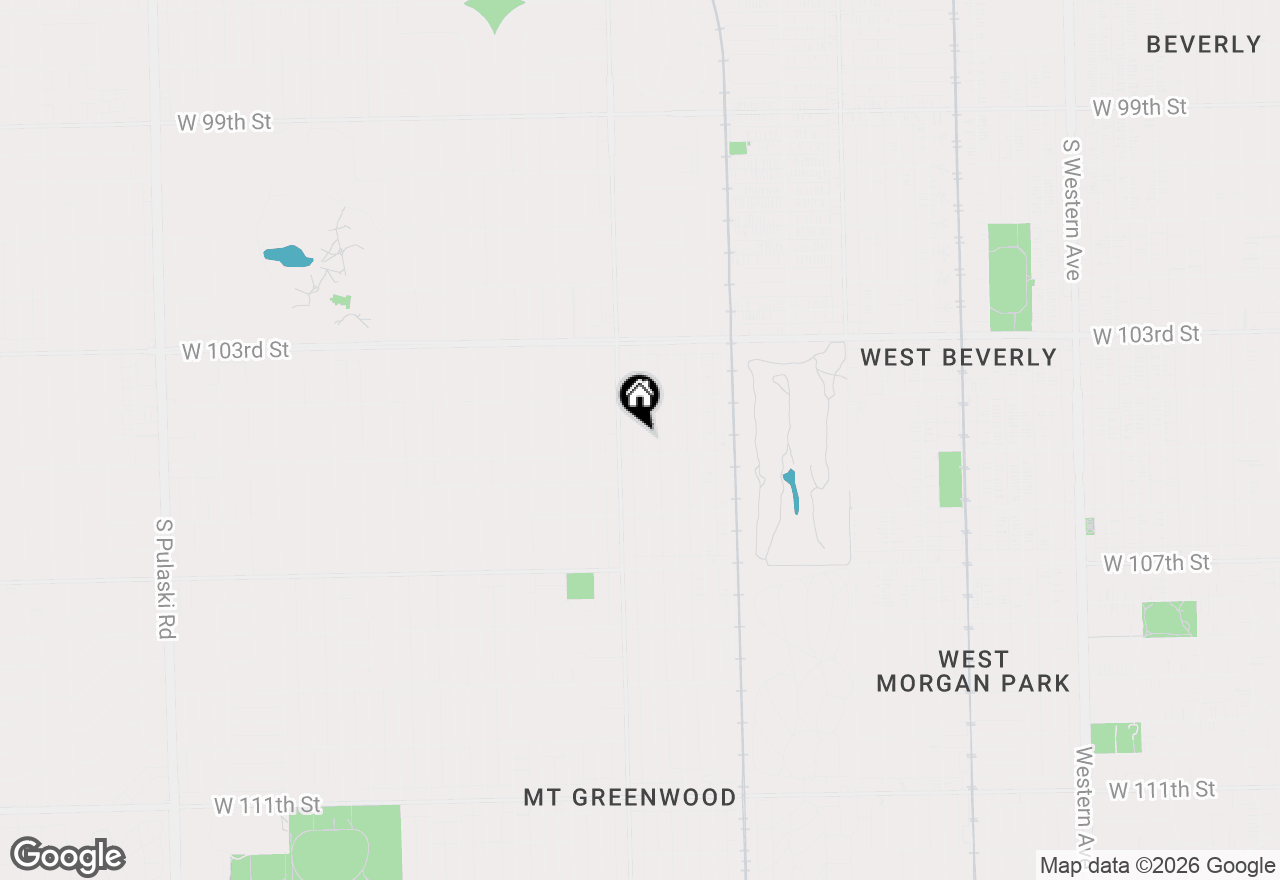 Map of 10444 S Troy Street, Chicago, IL 60655