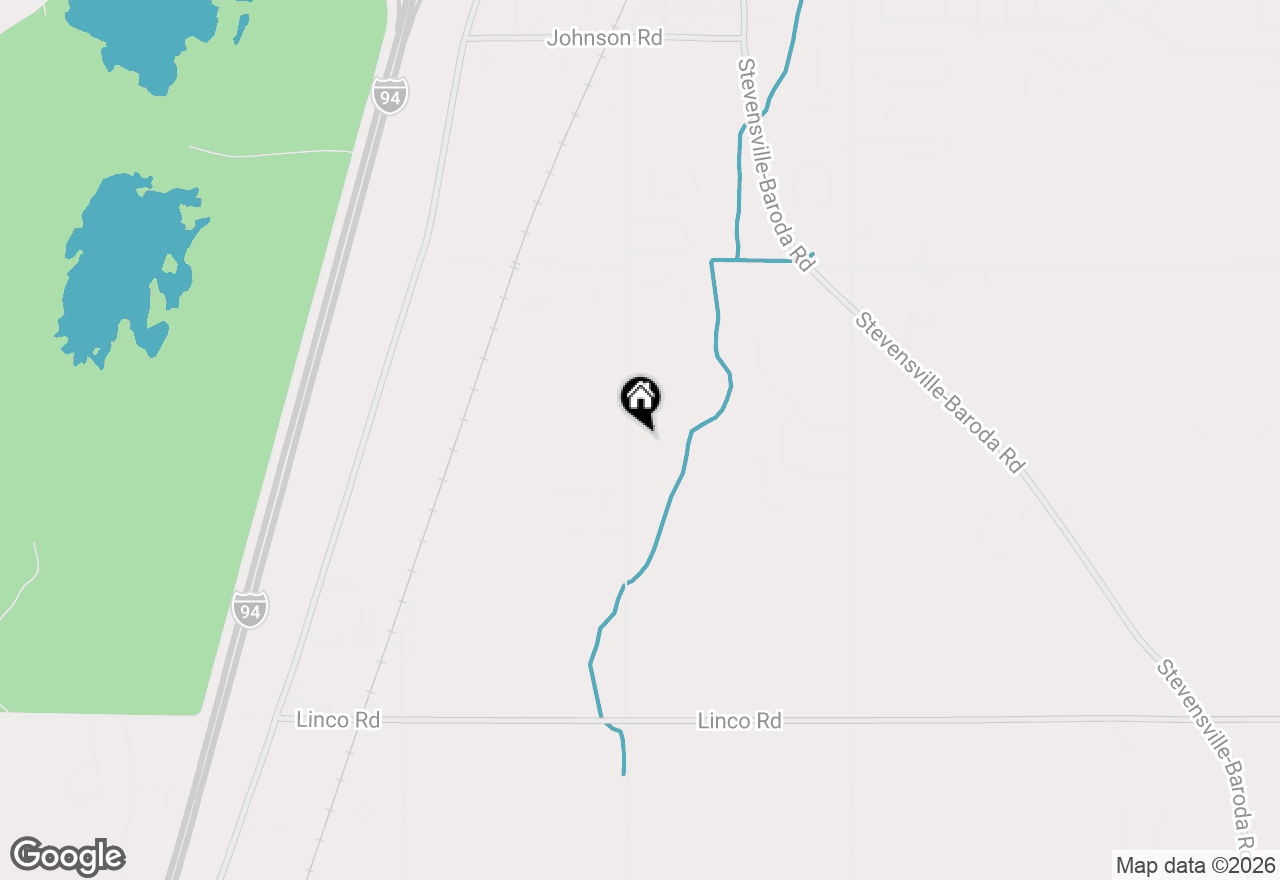 Map of 6815 Jericho Road, Stevensville, MI 49127