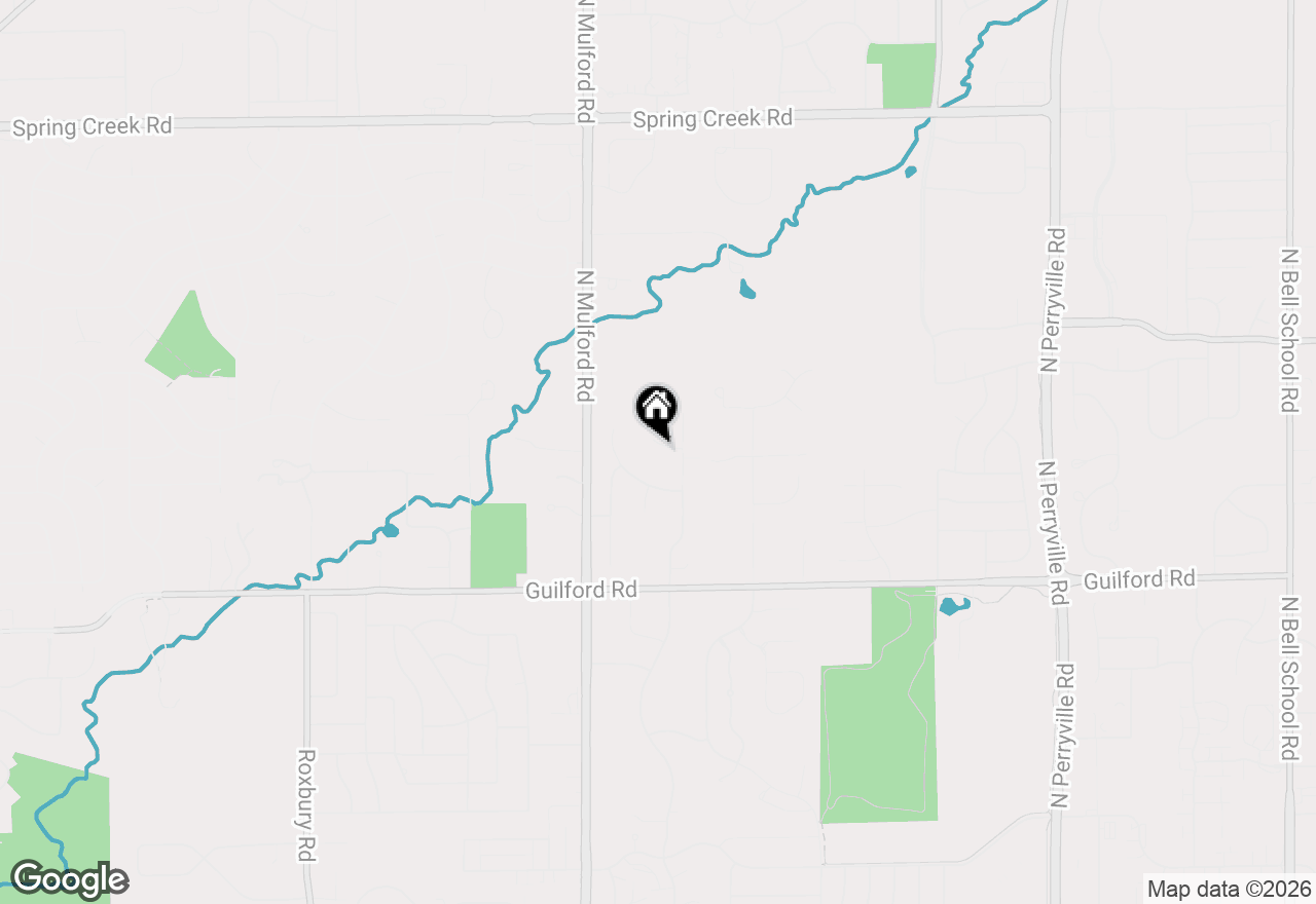 Map of 6151 Lippincott Lane, Rockford, IL 61107