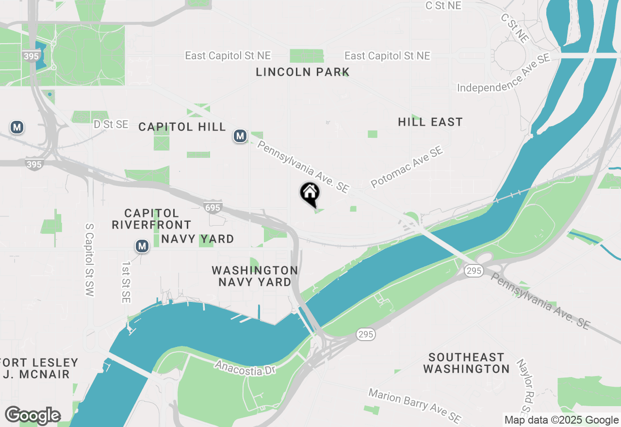 Map of 1220 Potomac Avenue Se #6, Washington, DC 20003