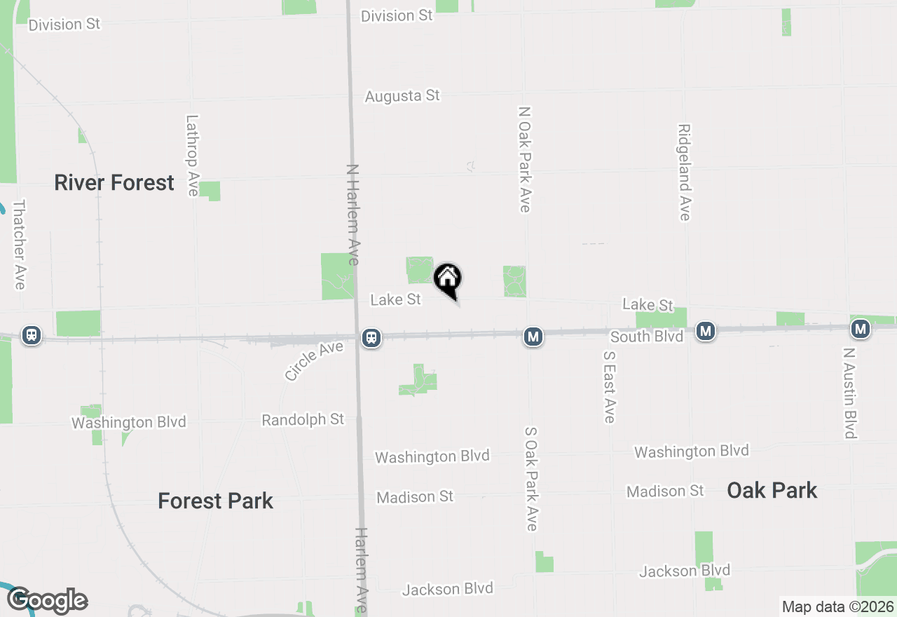 Map of 949 Lake Street #F3, Oak Park, IL 60301