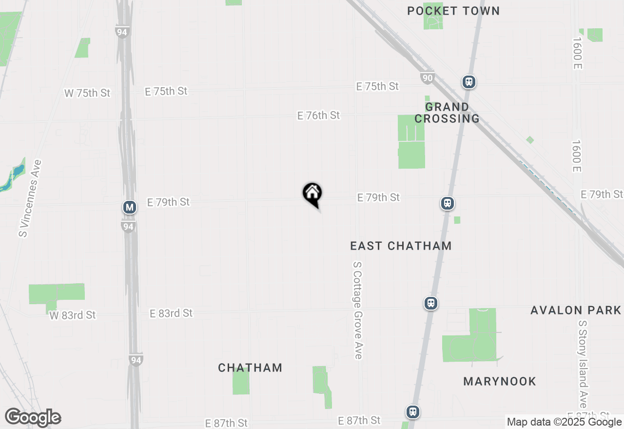 Map of 7932 S Champlain Avenue, Chicago, IL 60619