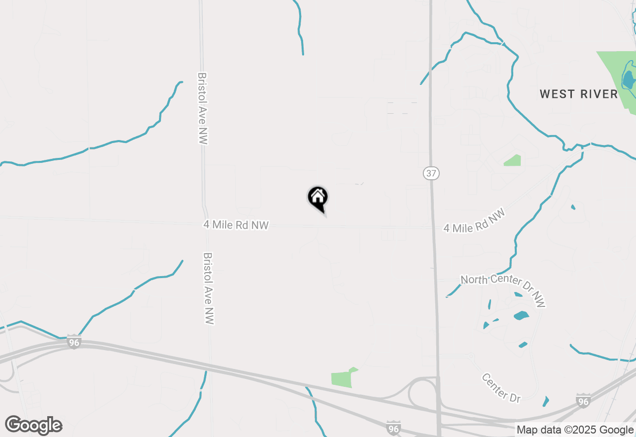 Map of 3628 Cordes Avenue Nw, Comstock Park, MI 49321