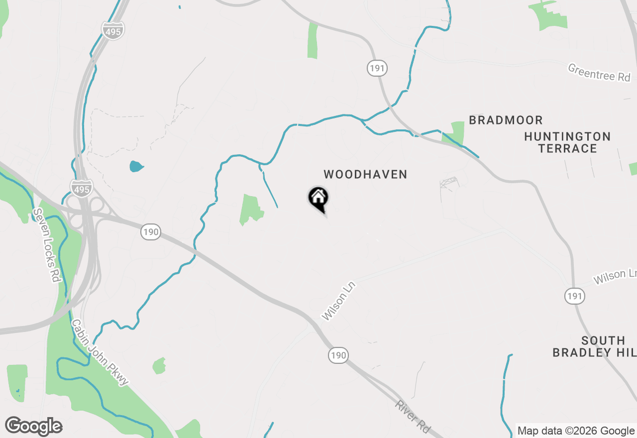 Map of 7822 Fulbright Court, Bethesda, MD 20817