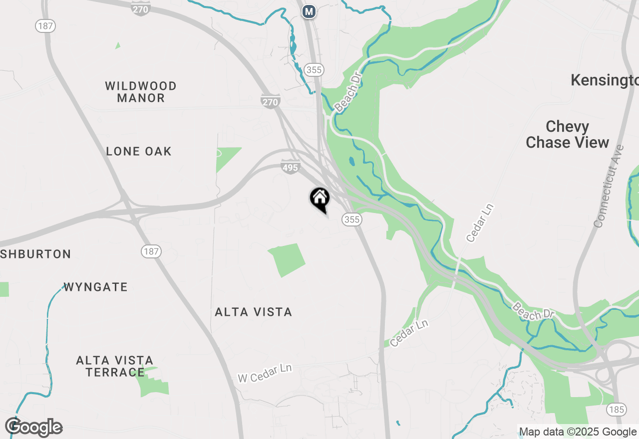 Map of 47 Dudley Court #18, Bethesda, MD 20814