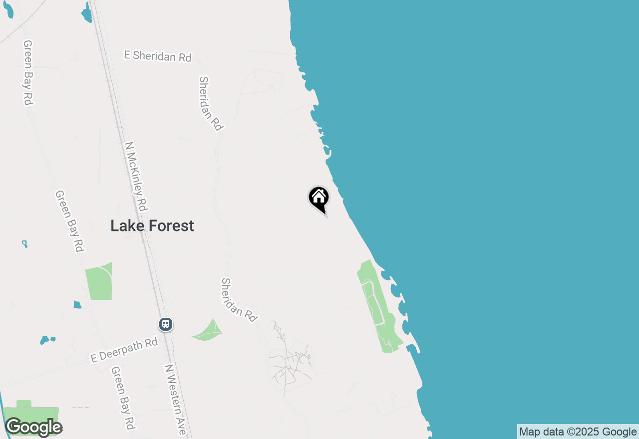 Map of 855 Barberry Lane, Lake Forest, IL 60045