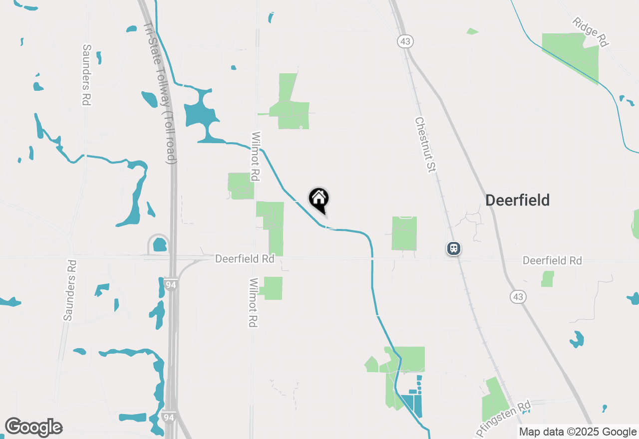 Map of 926 Cedar Street, Deerfield, IL 60015