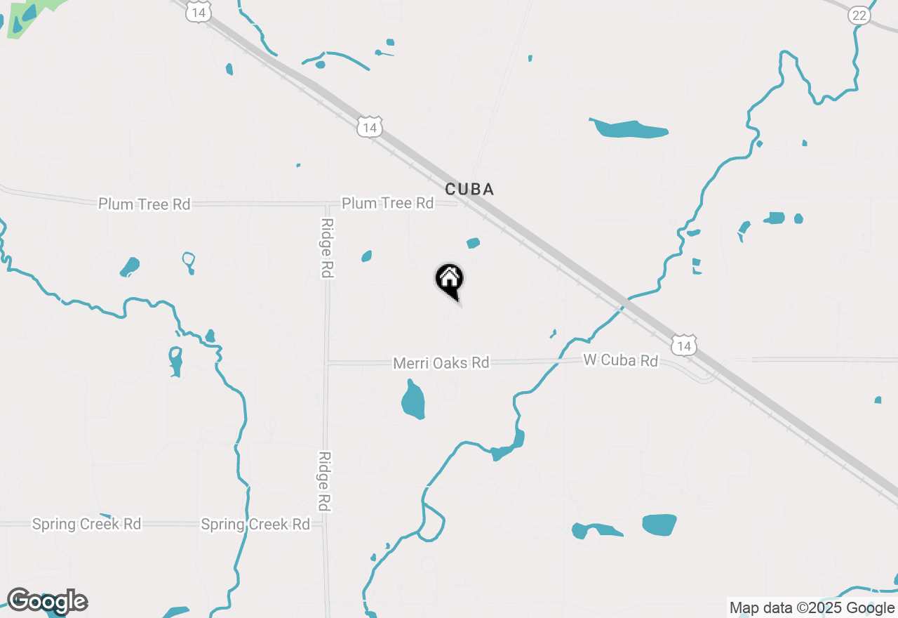 Map of 7 Hickory Lane, Barrington Hills, IL 60010