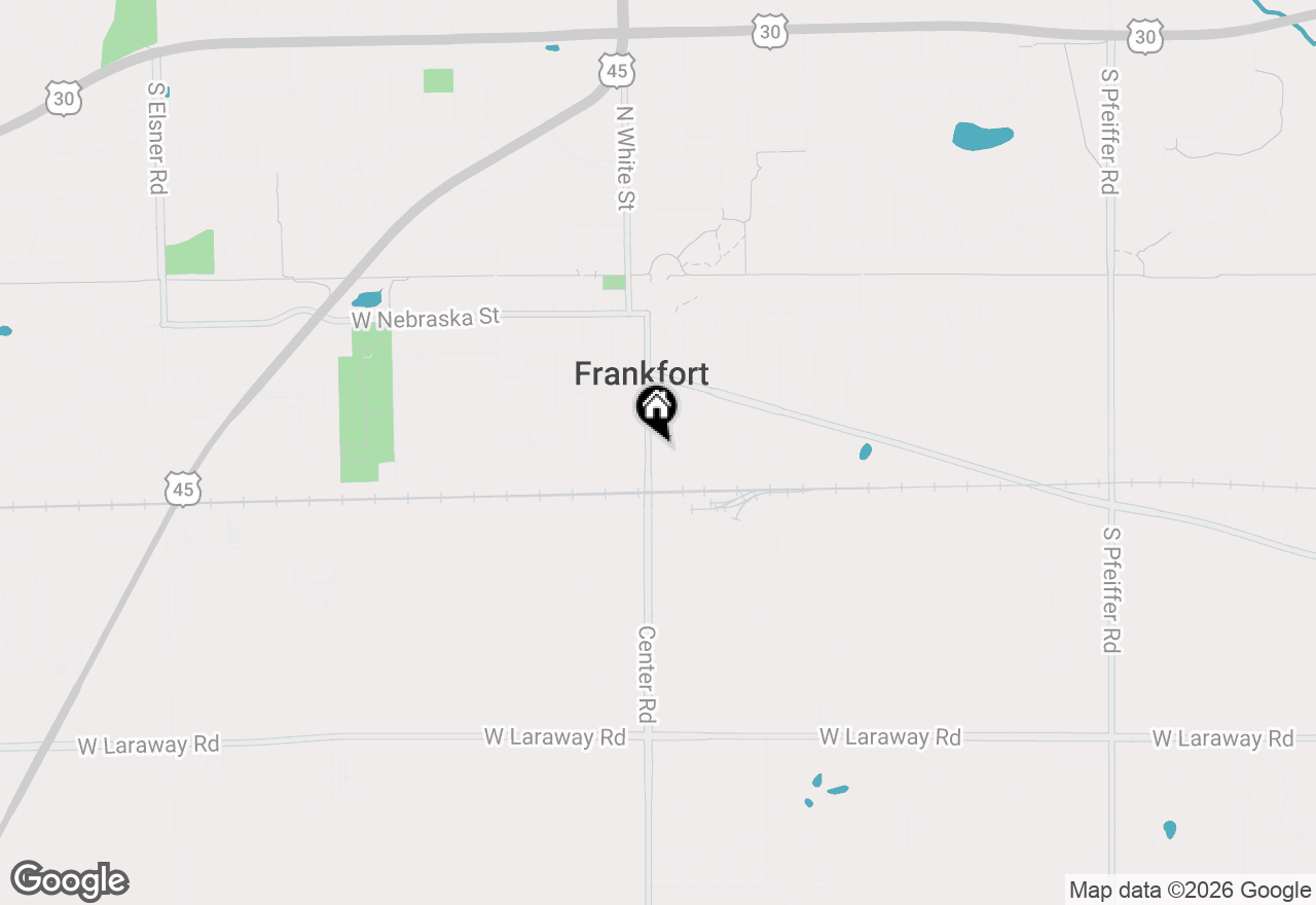 Map of 267 Center Road, Frankfort, IL 60423