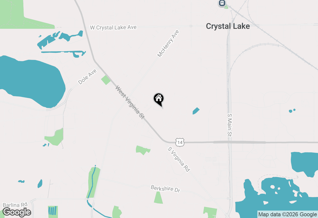 Map of 187 Uteg Street #206B, Crystal Lake, IL 60014