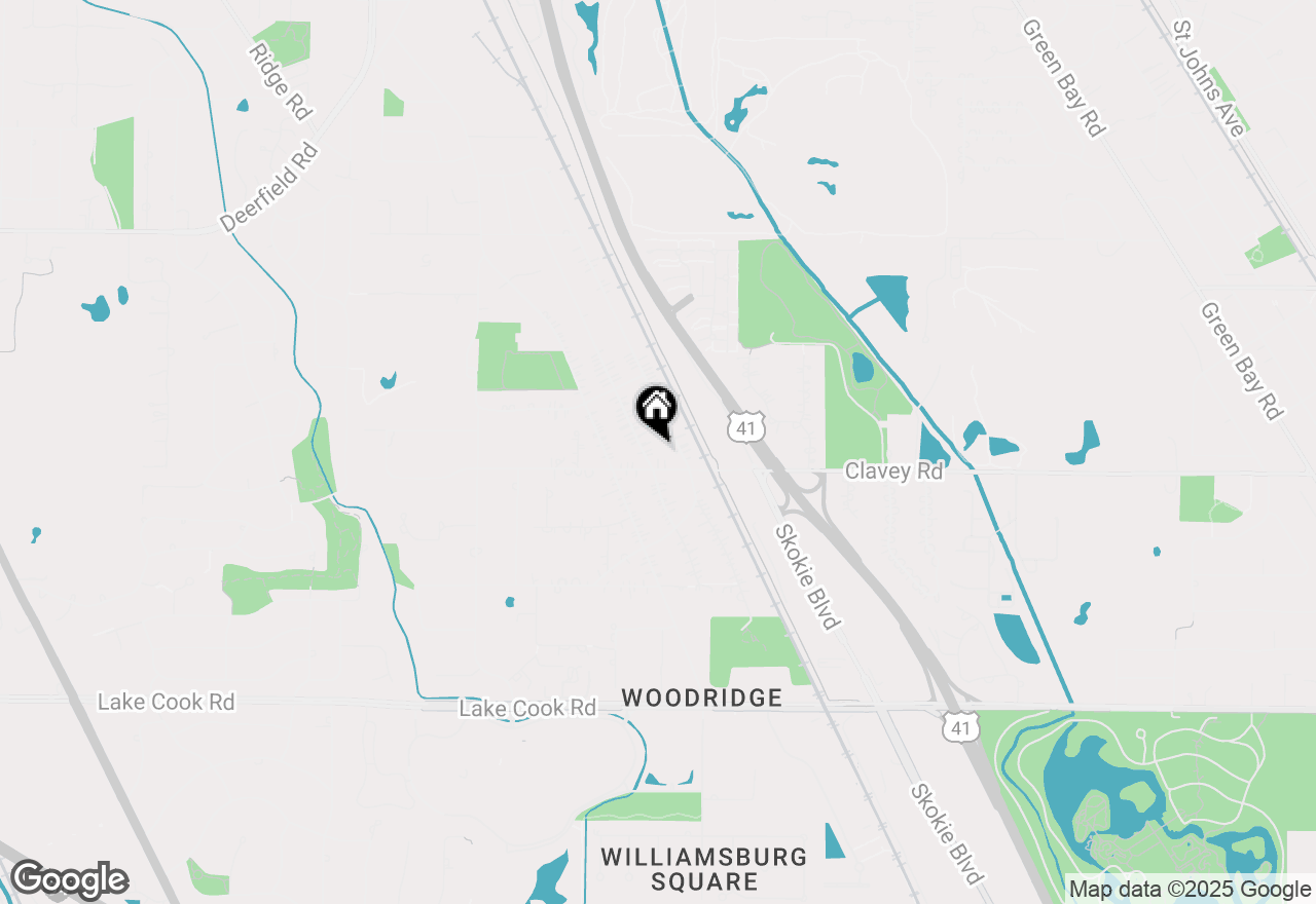 Map of 423 Sumac Road, Highland Park, IL 60035