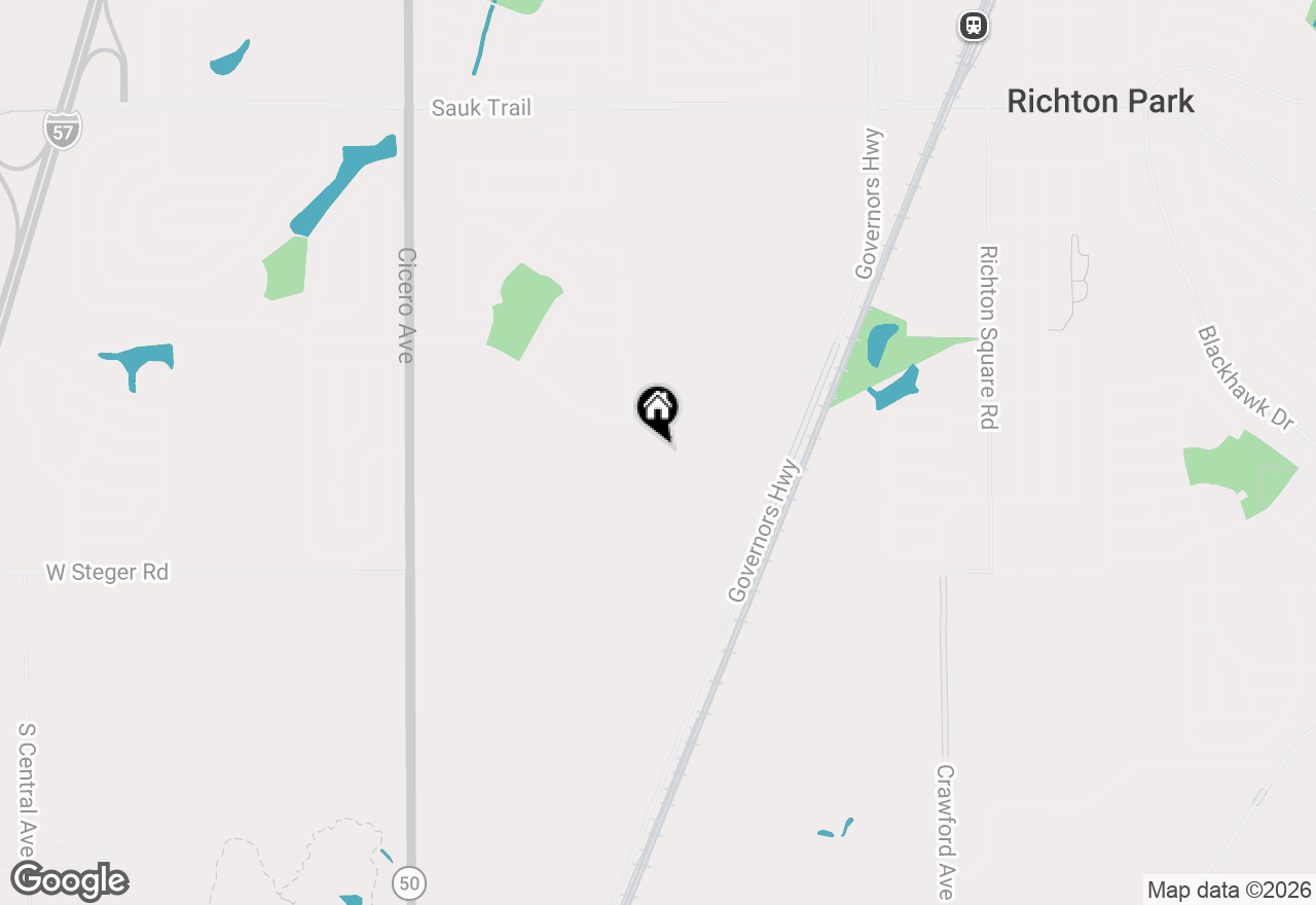Map of 4318 Davis Avenue, Matteson, IL 60443