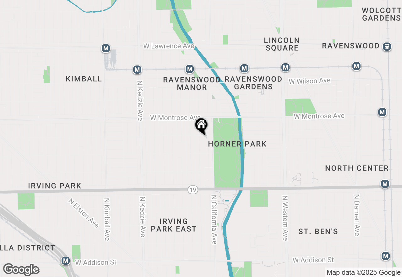 Map of 4250 N Mozart Street #1S, Chicago, IL 60618