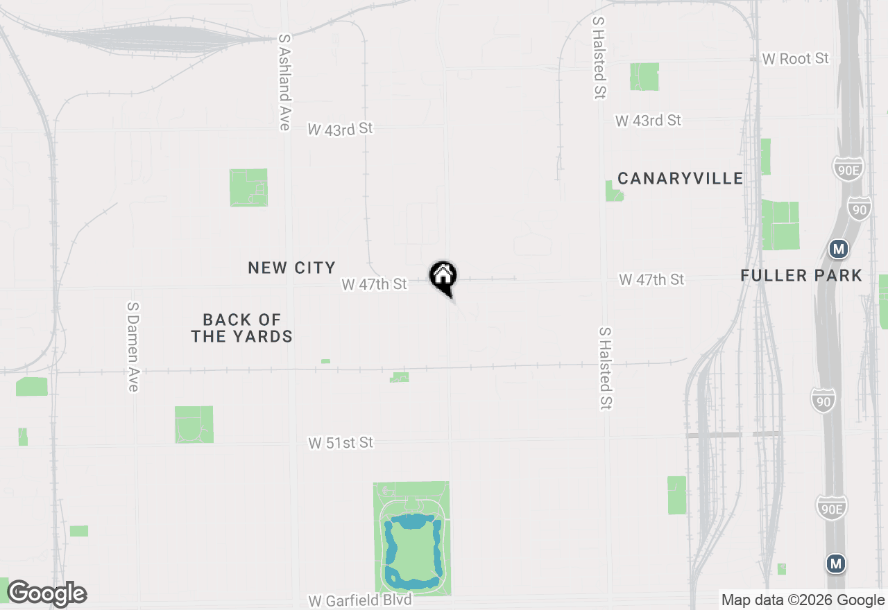 Map of 4734 S Racine Avenue, Chicago, IL 60609