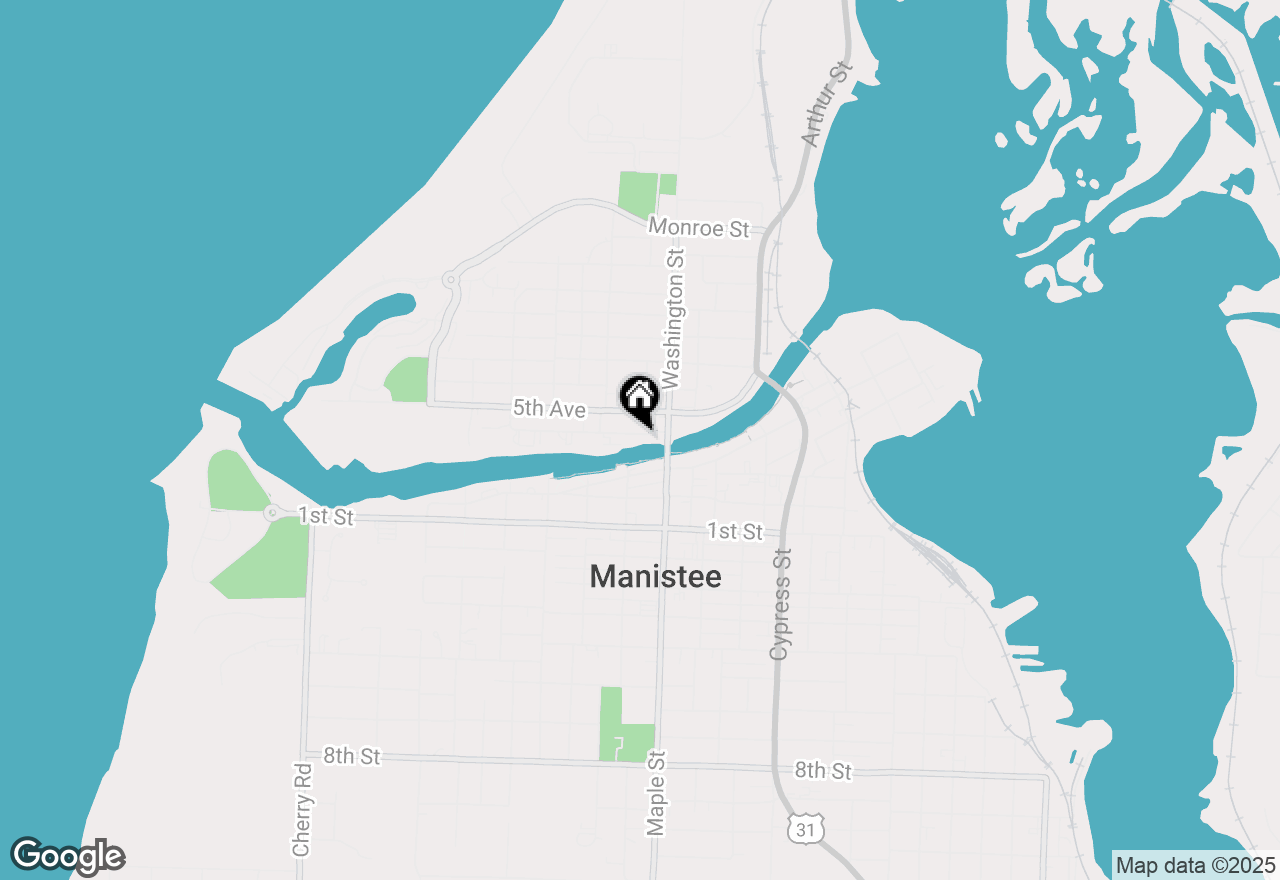 Map of  Sixth Ave, Manistee, MI 49660