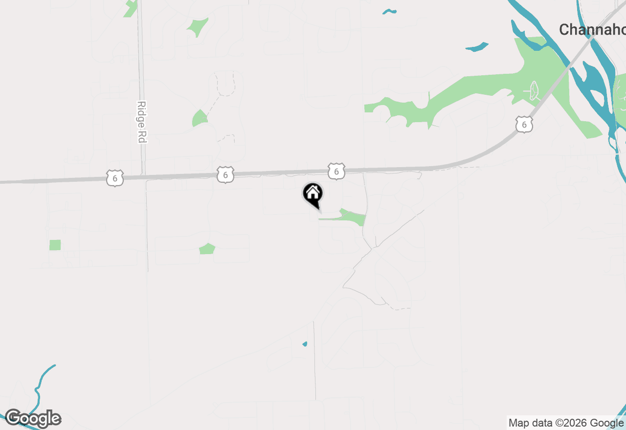 Map of 25734 S Bridle Path, Channahon, IL 60410