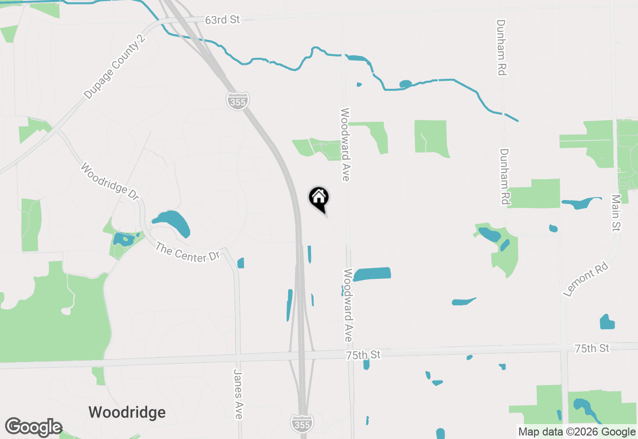 Map of 7020 Remington Court #101, Woodridge, IL 60517