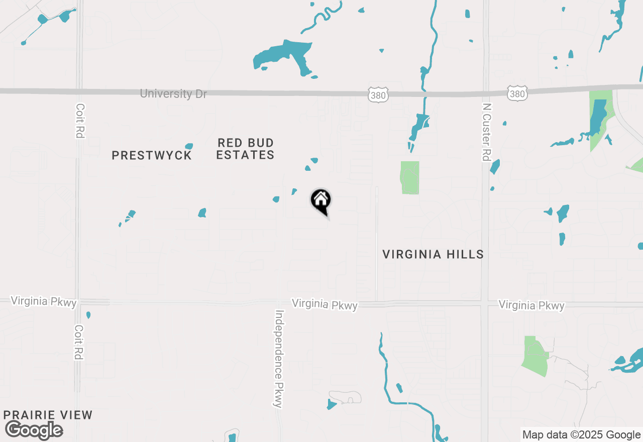 Map of 9813 Prairie Dog Lane, Mckinney, TX 75071
