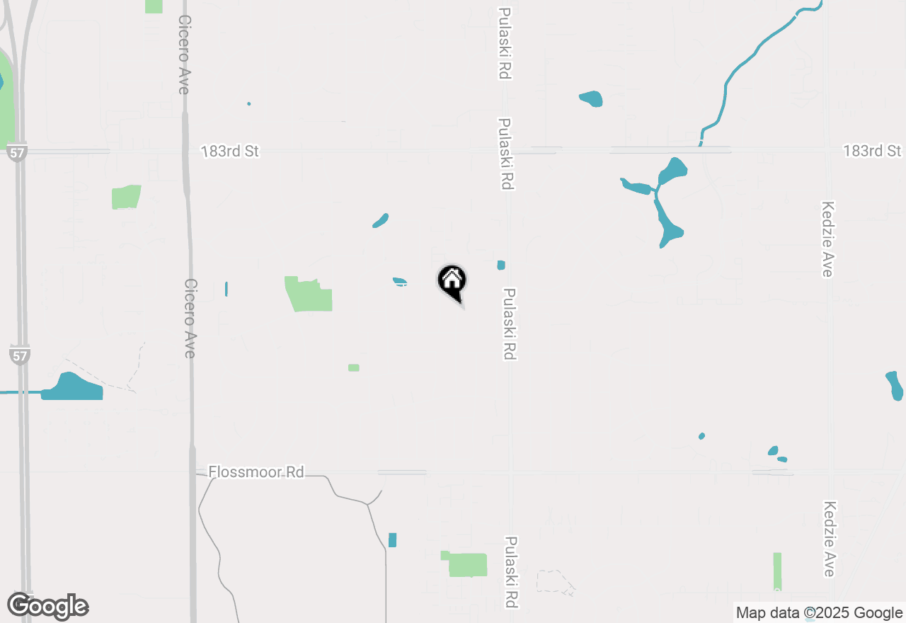 Map of 18660 Chestnut Avenue, Country Club Hills, IL 60478