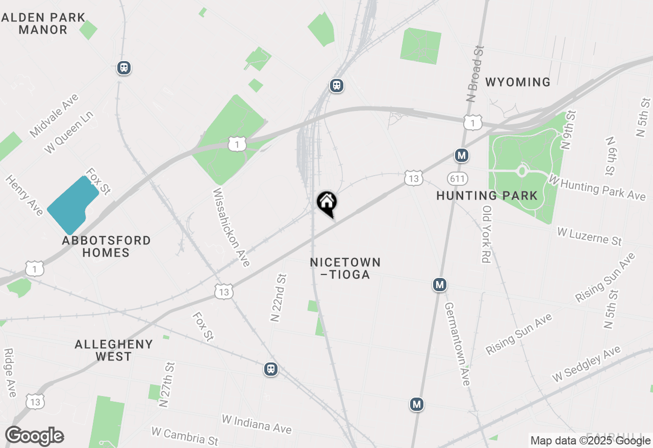 Map of 1983 W Hunting Park Avenue, Philadelphia, PA 19140