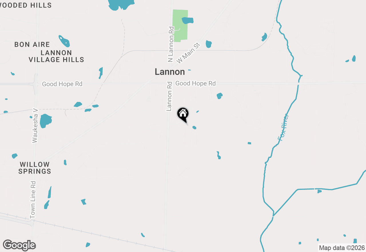 Map of 402 Opal Avenue, Lannon, WI 53046