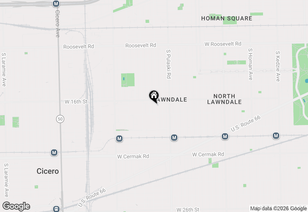 Map of 1622 S Karlov Avenue, Chicago, IL 60623