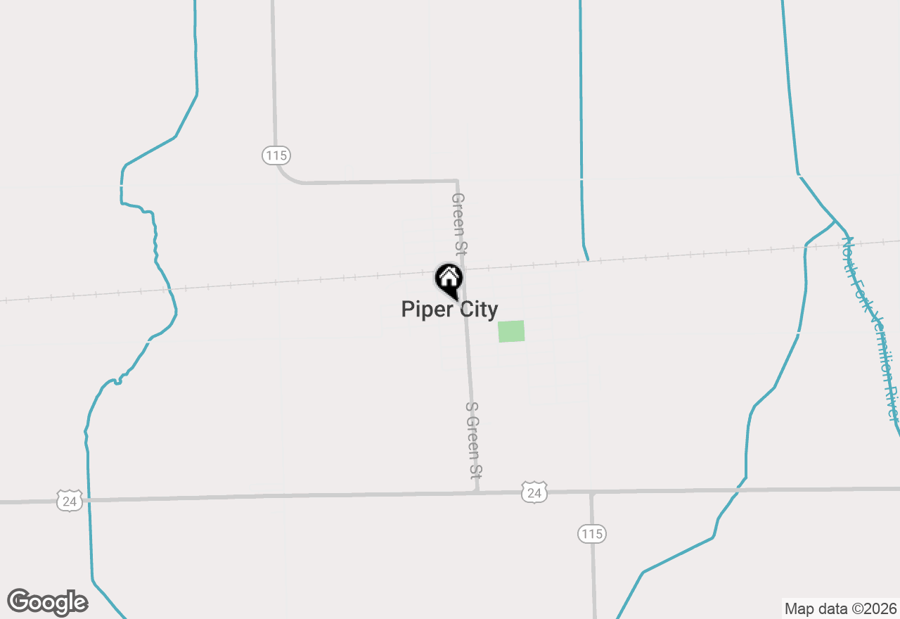 Map of 214 S Lansdale, Piper City, IL 60959