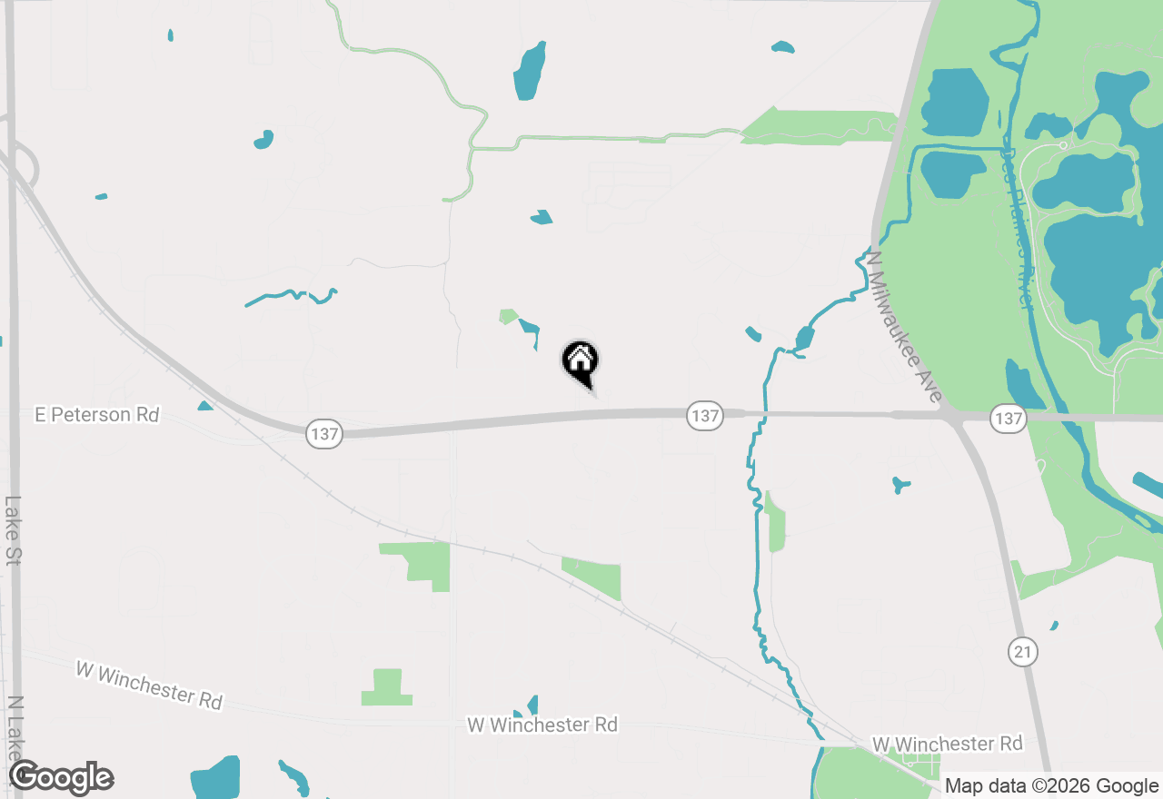 Map of 1814 Torrey Parkway, Libertyville, IL 60048