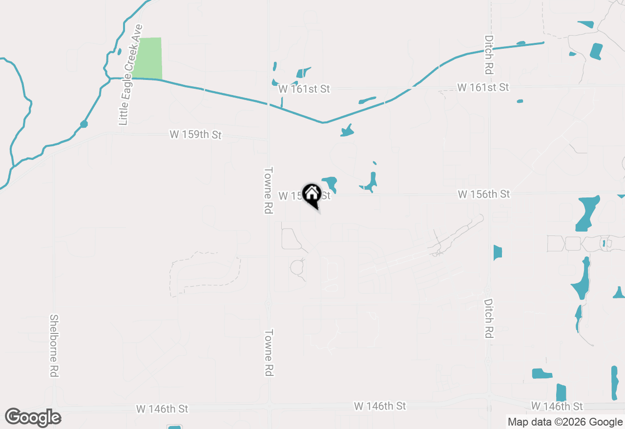 Map of 15514 Wayne Way, Westfield, IN 46074