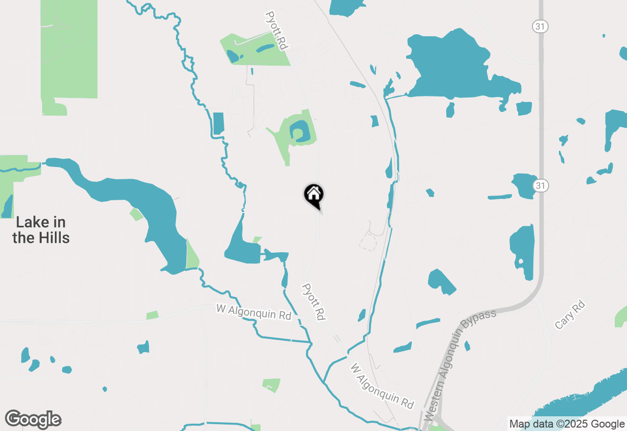 Map of 854 Willow Street, Lake In The Hills, IL 60156