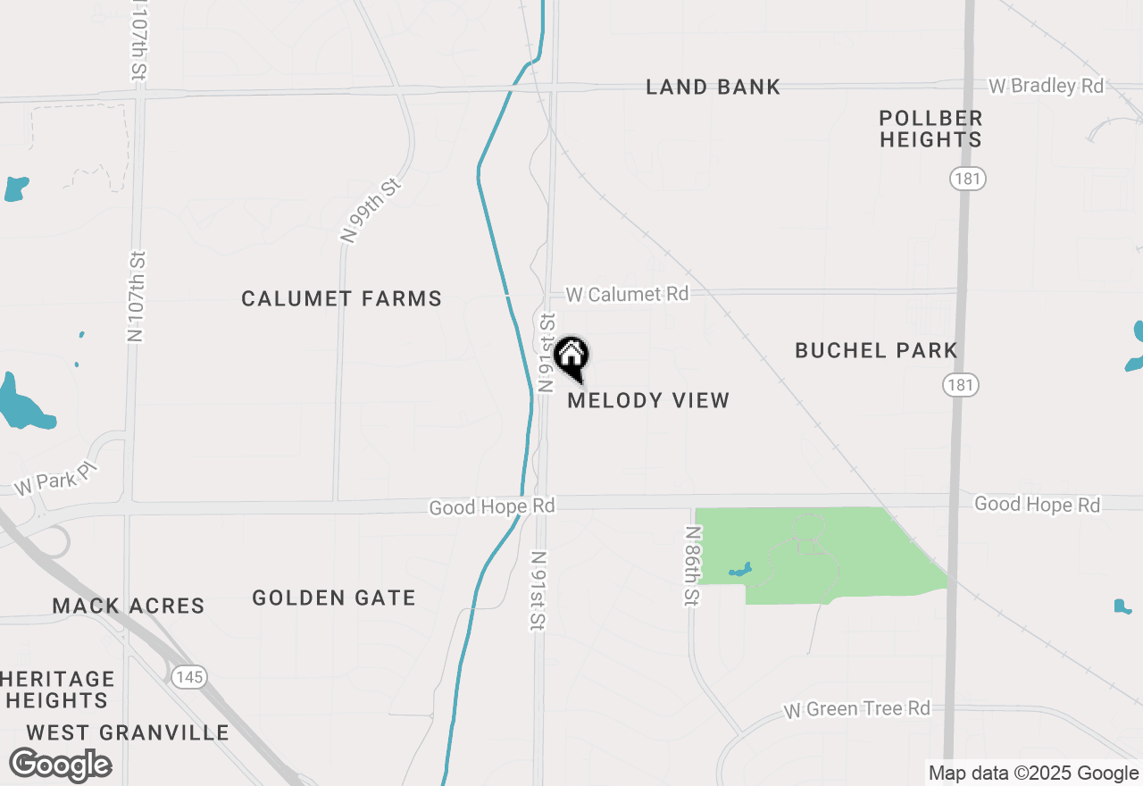 Map of 8939 W Dogwood St, Milwaukee, WI 53224