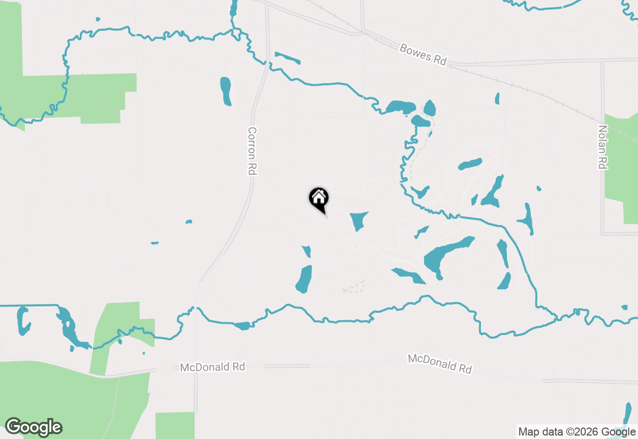 Map of 3625 Tournament Drive, Elgin, IL 60124