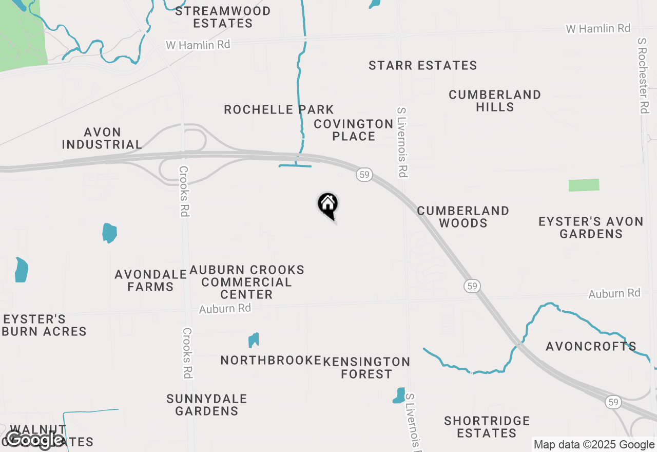 Map of 2785 Hartline Drive, Rochester Hills, MI 48309