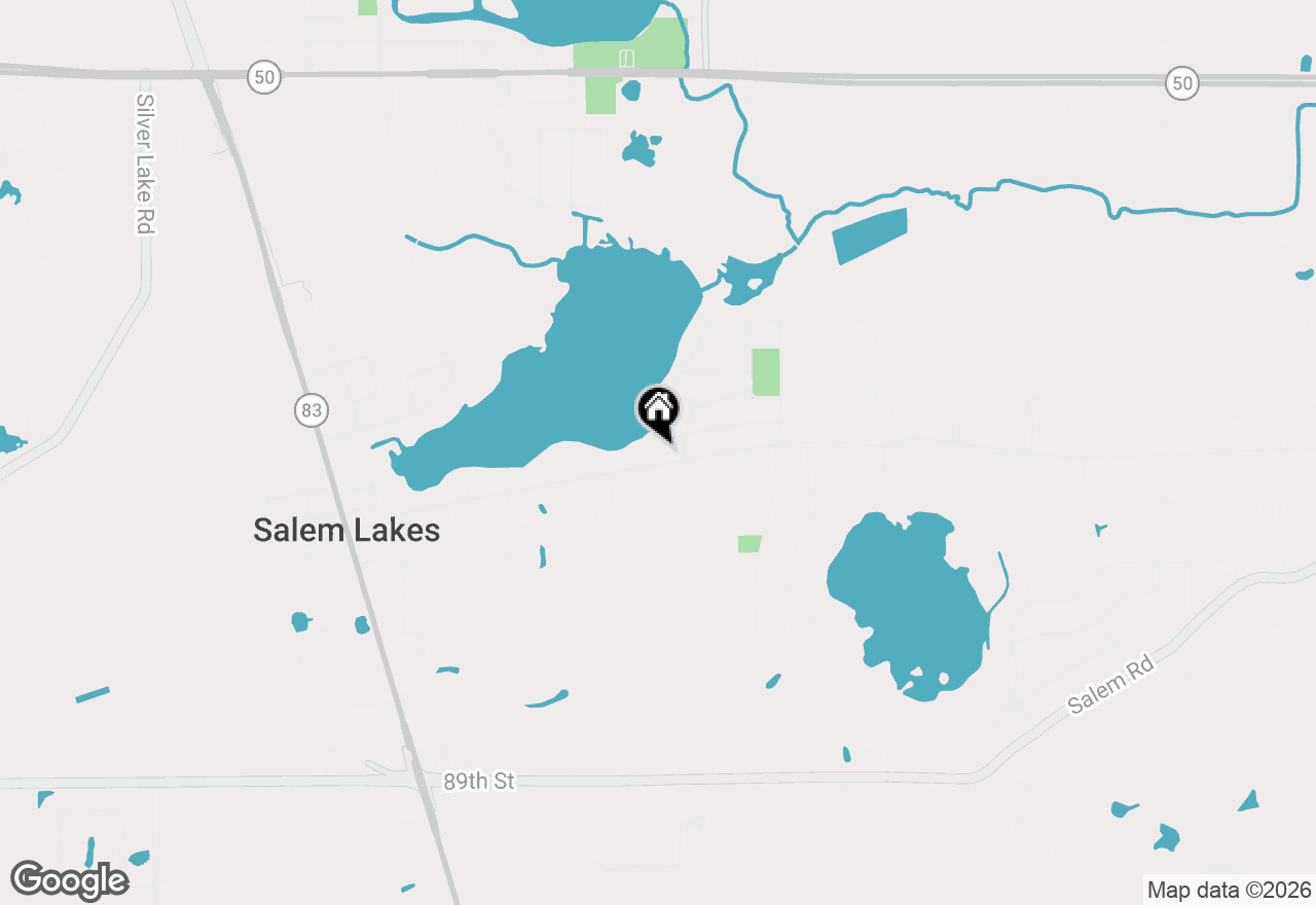 Map of Lt2 84th St #LT3, Salem Lakes, WI 53168