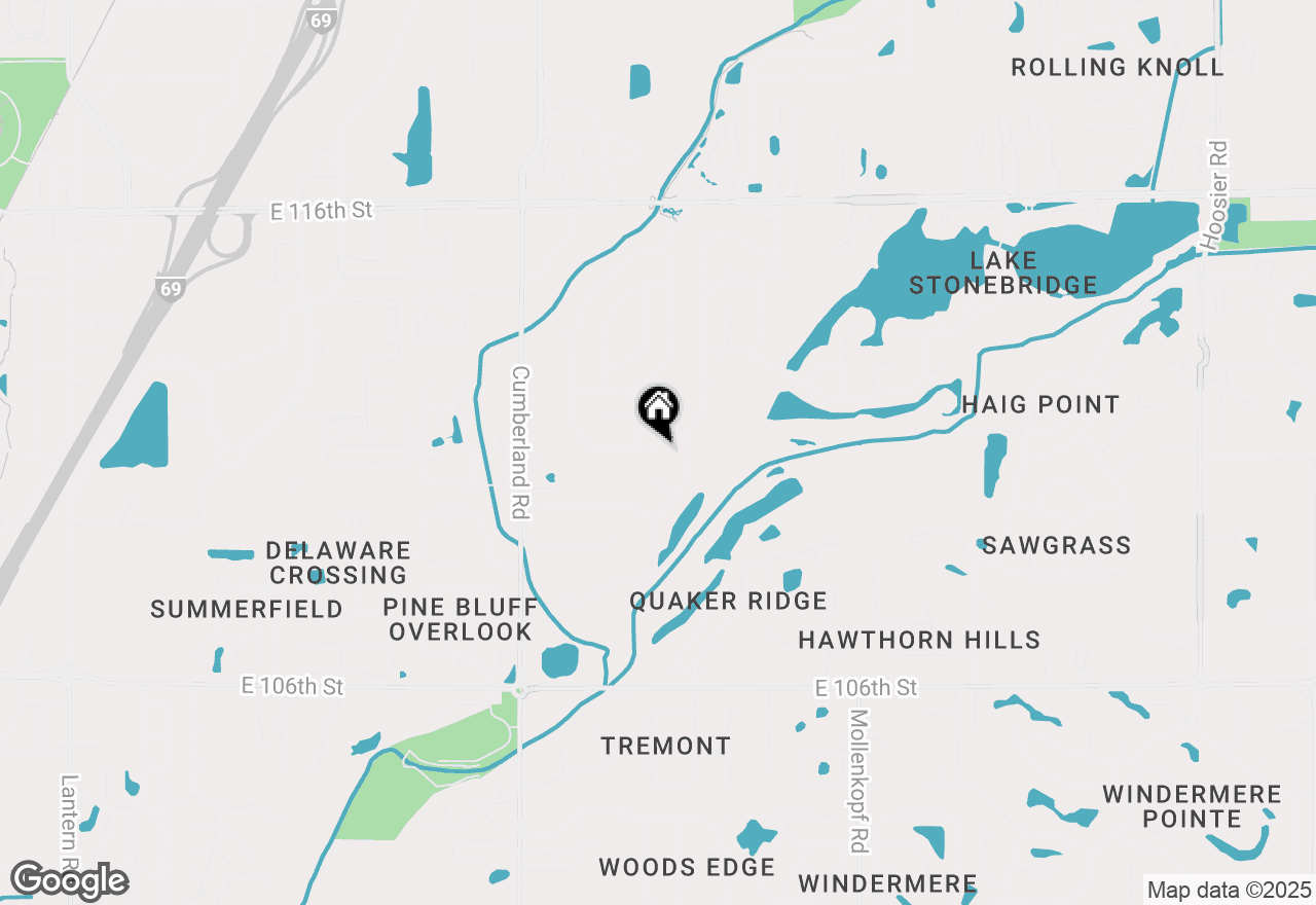 Map of 10075 Niagara Drive, Fishers, IN 46037