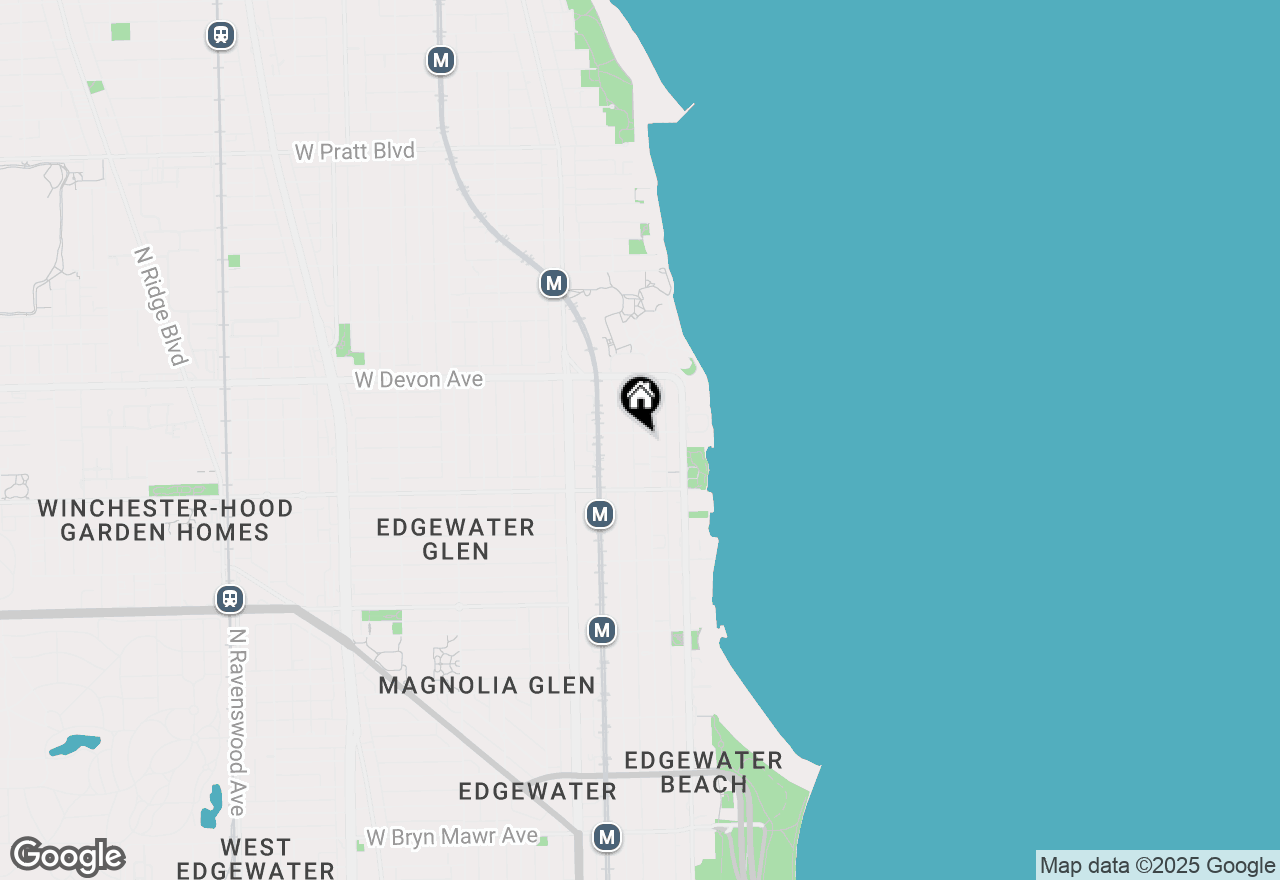 Map of 6250 N Kenmore Avenue #411, Chicago, IL 60660