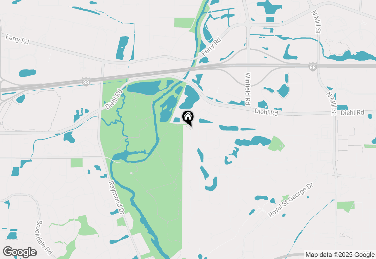 Map of 1641 Imperial Circle, Naperville, IL 60563