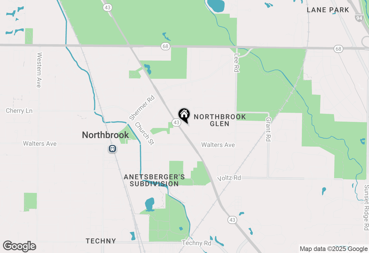 Map of 1443 Woodhill Drive, Northbrook, IL 60062