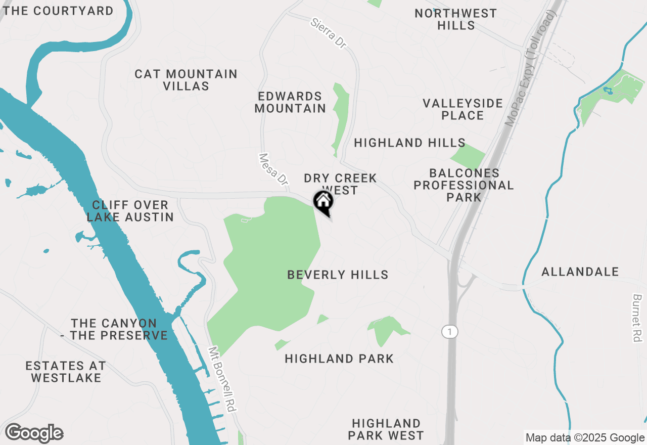 Map of 5512 Oakwood Cv #192, Austin, TX 78731