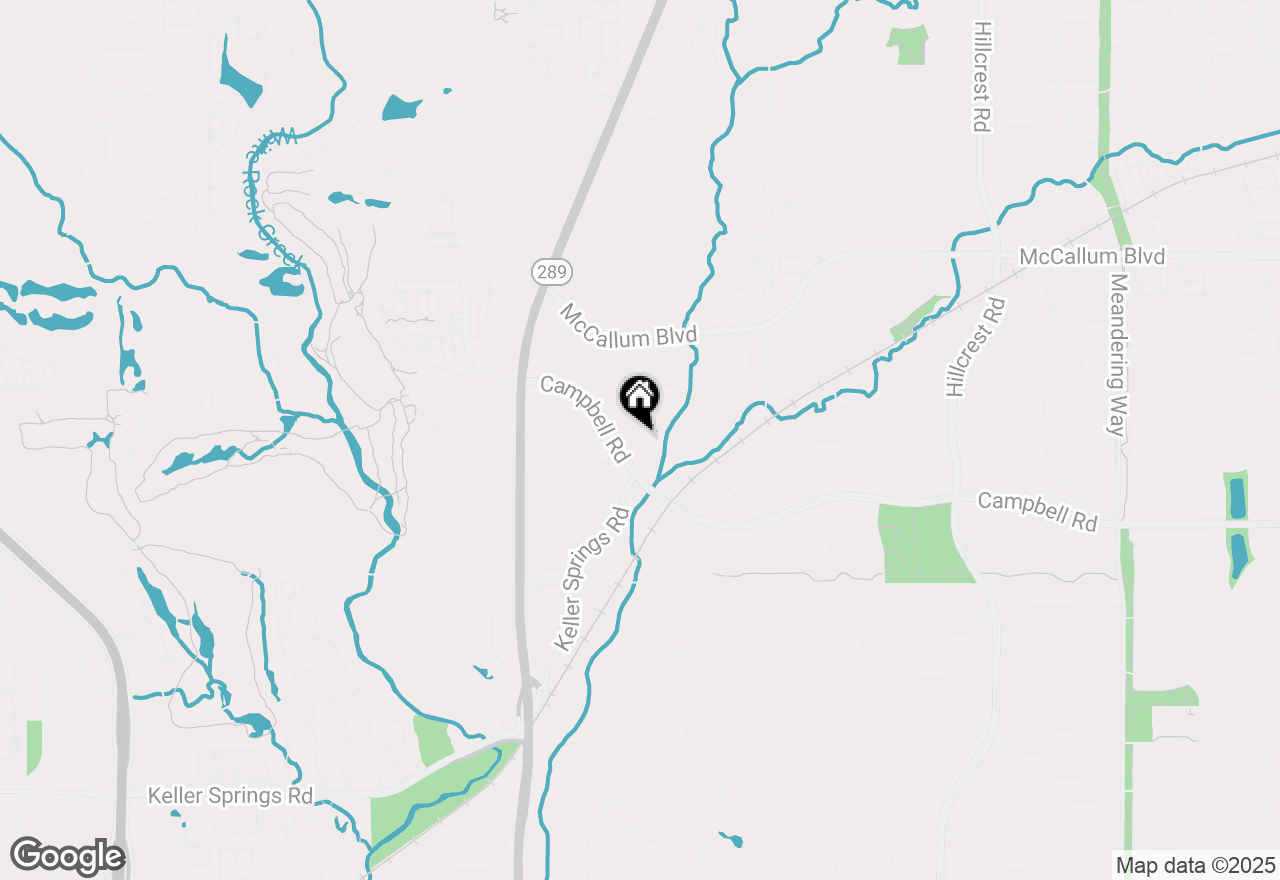 Map of 16819 Preston Bend Drive, Dallas, TX 75248