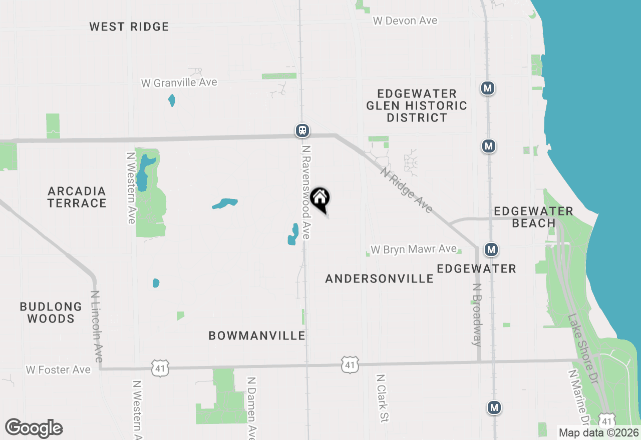 Map of 5710 N Hermitage Avenue #104, Chicago, IL 60660