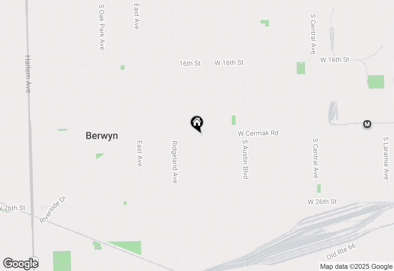 Map of 6233 W Cermak Road, Berwyn, IL 60402