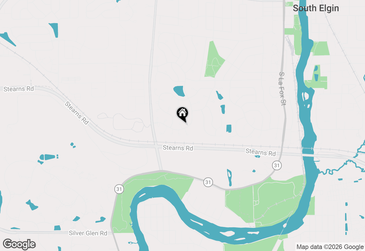 Map of 23 Linden Court, South Elgin, IL 60177