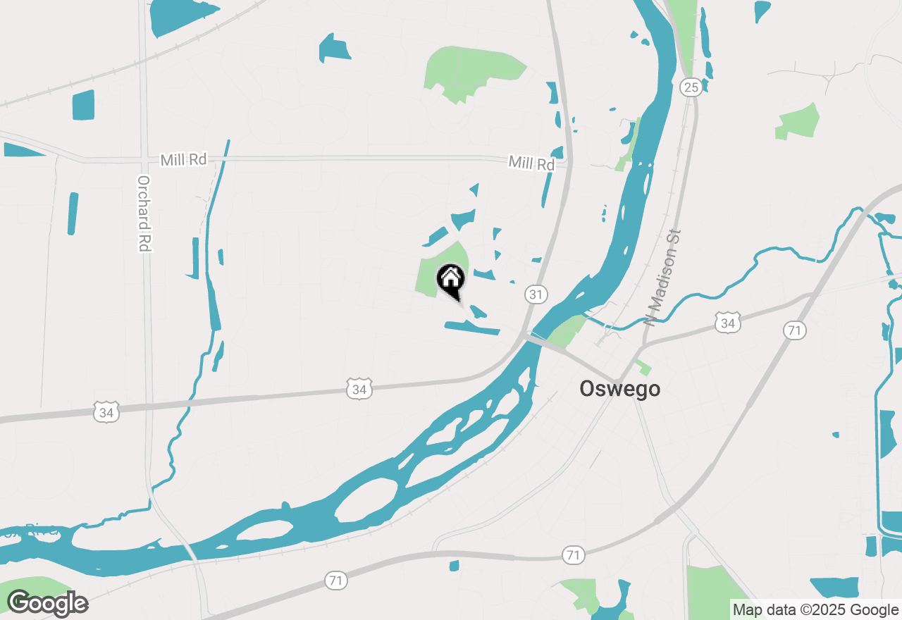 Map of 120 Presidential Boulevard, Oswego, IL 60543